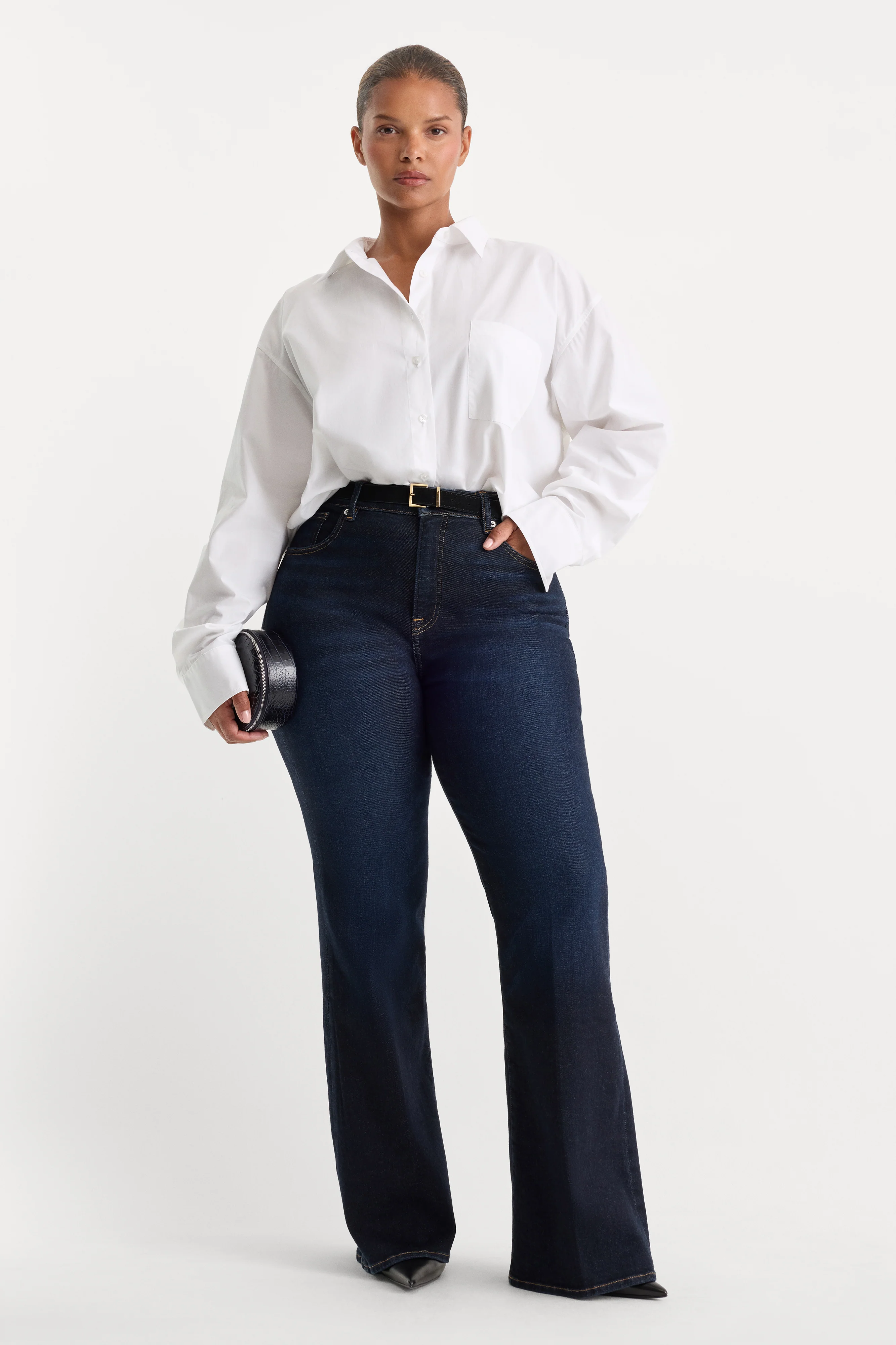 GOOD LEGS FLARE JEANS | INDIGO1308