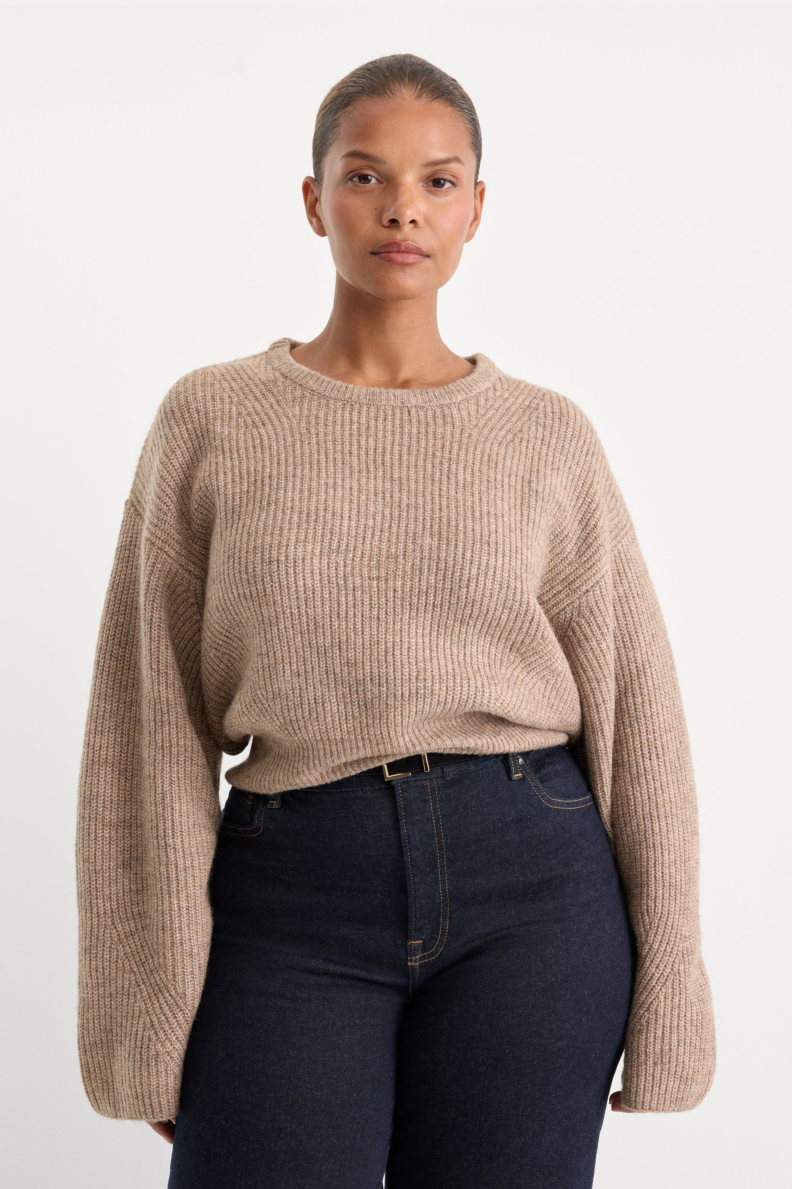 THE CHUNKY KNIT SWEATER | DUSK