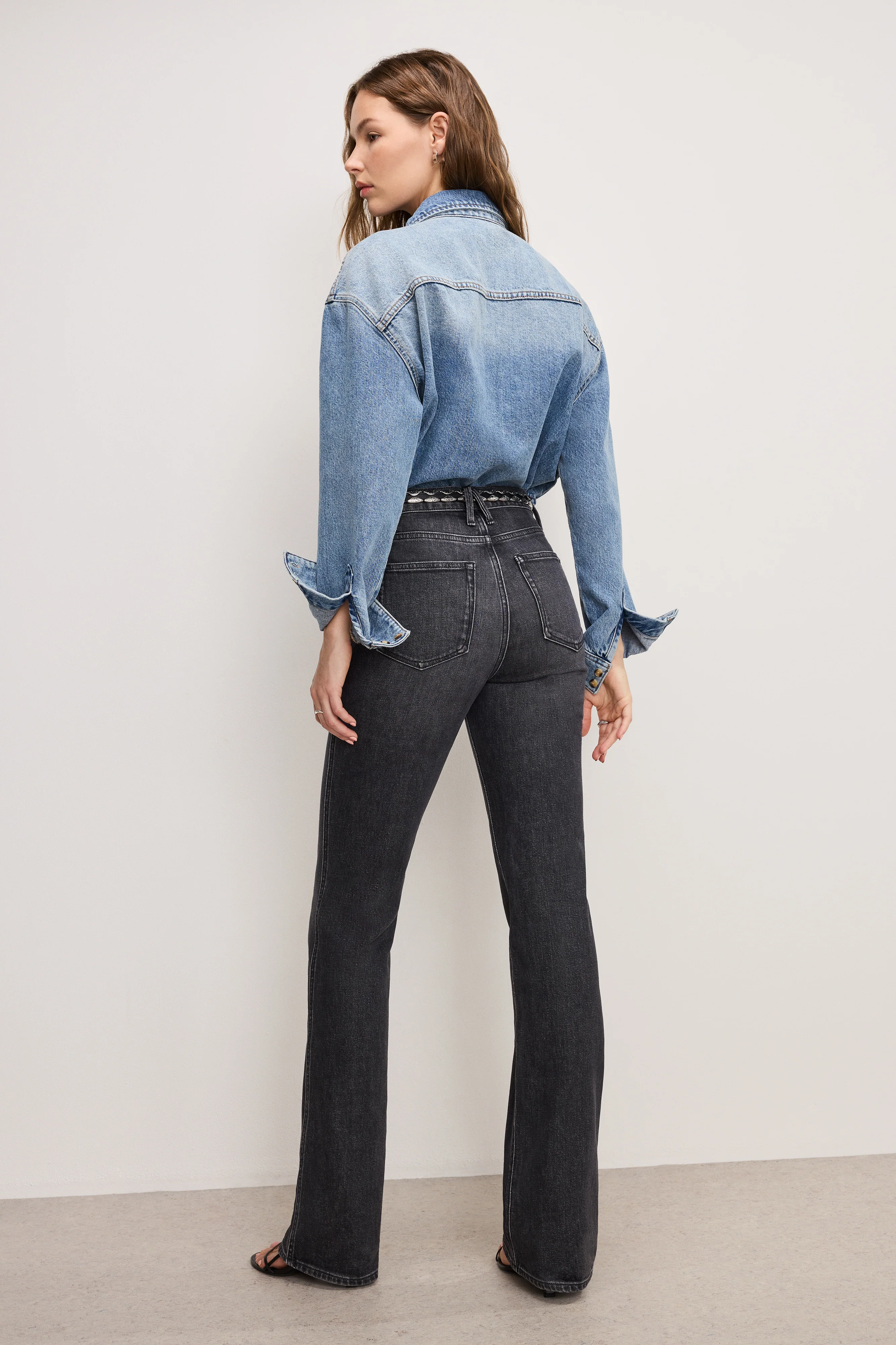 GOOD COWBOY BOOTCUT JEANS | BLACK354