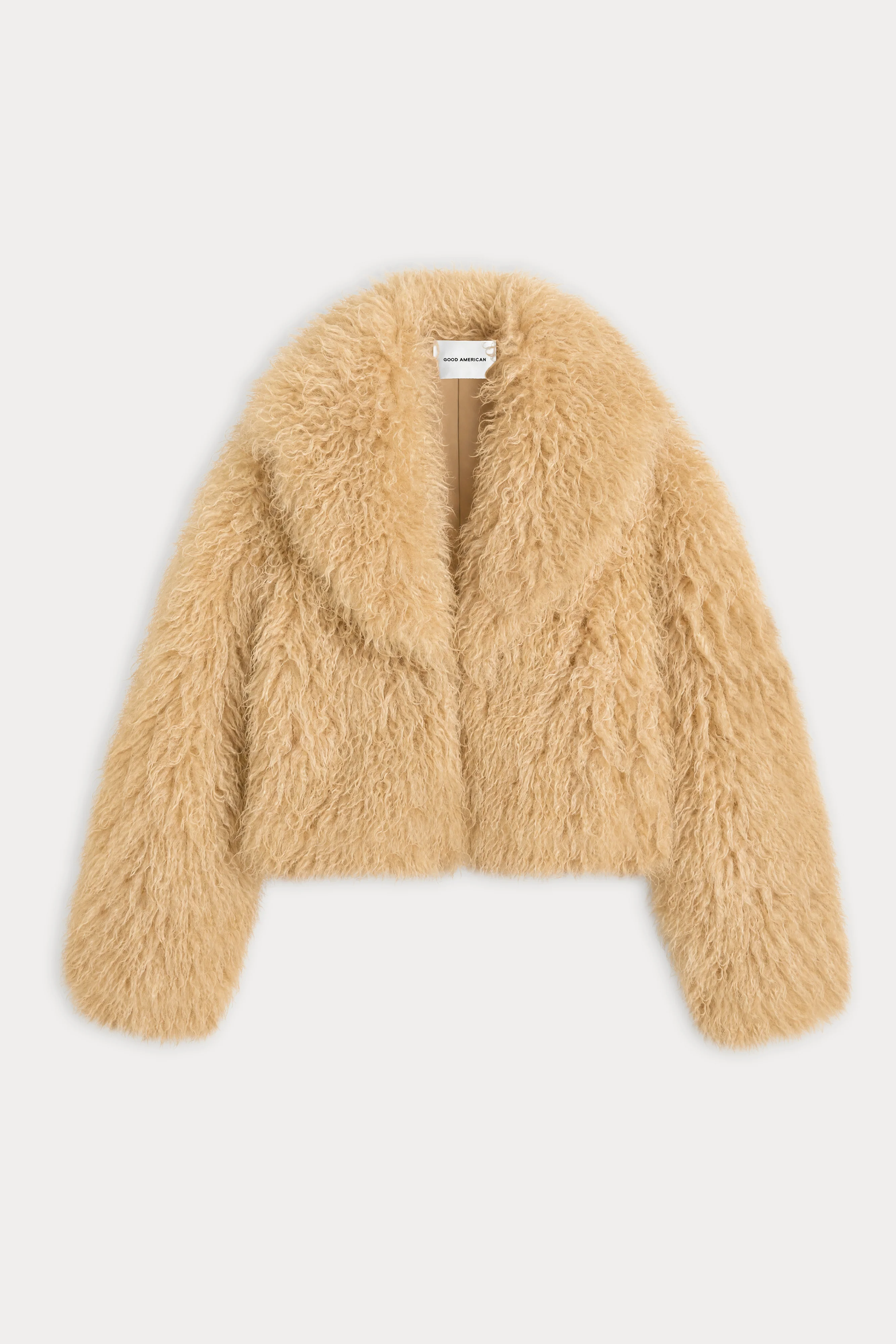 THE FAUX FUR COAT | SAND