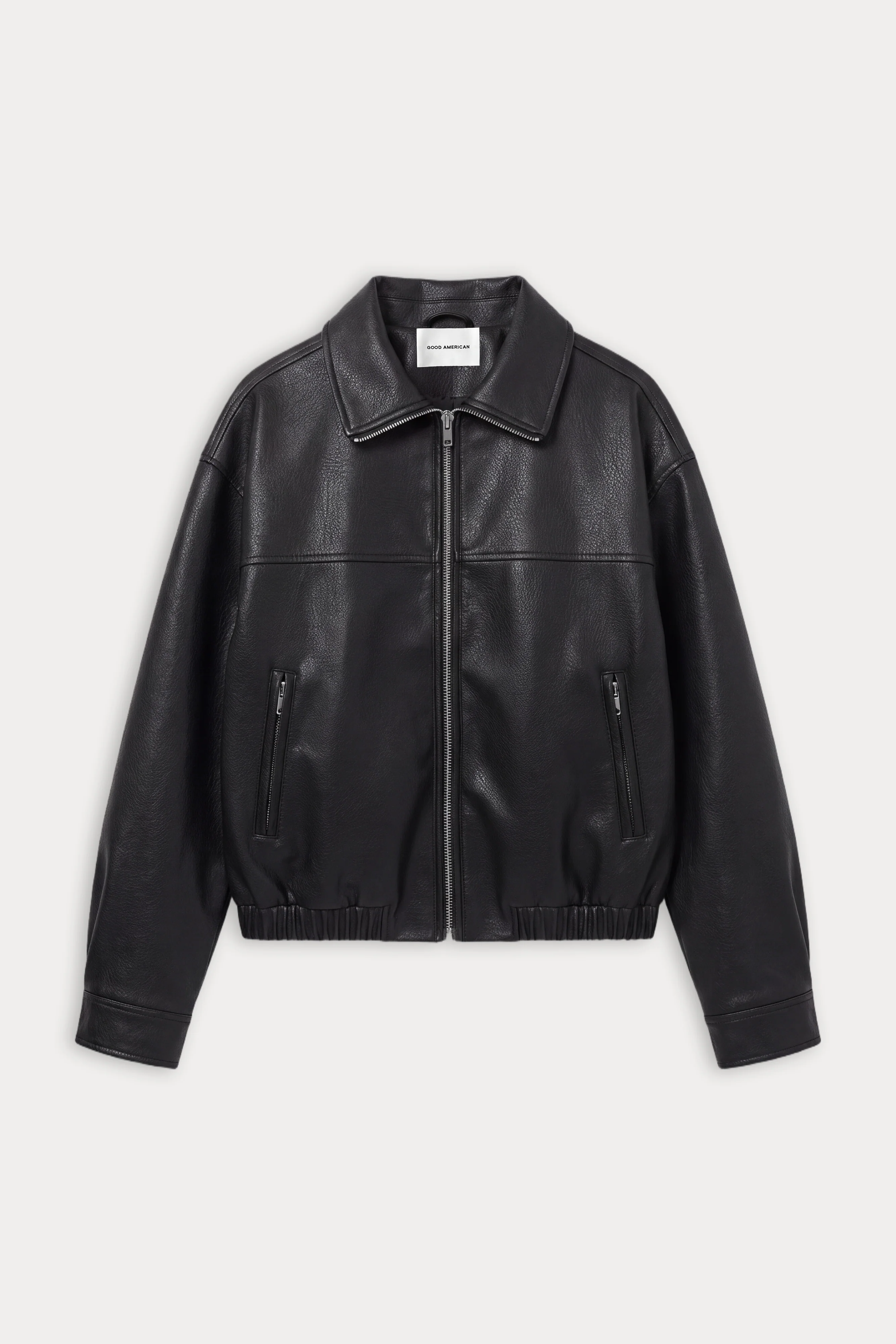 THE BETTER THAN LEATHER FUNNEL JACKET | BLACK001