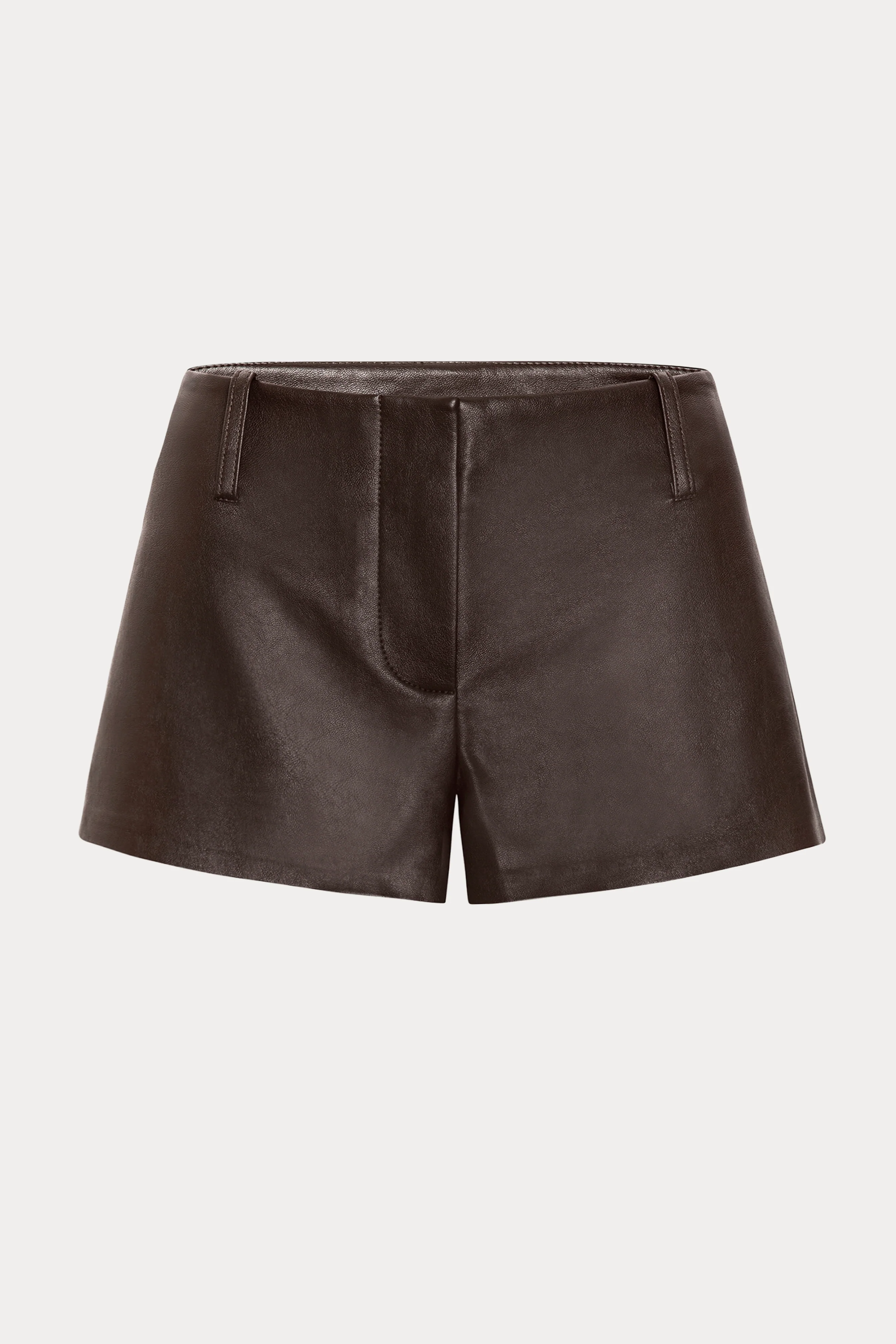 THE BETTER THAN LEATHER TROUSER SHORT | DEEP CHOCOLATE