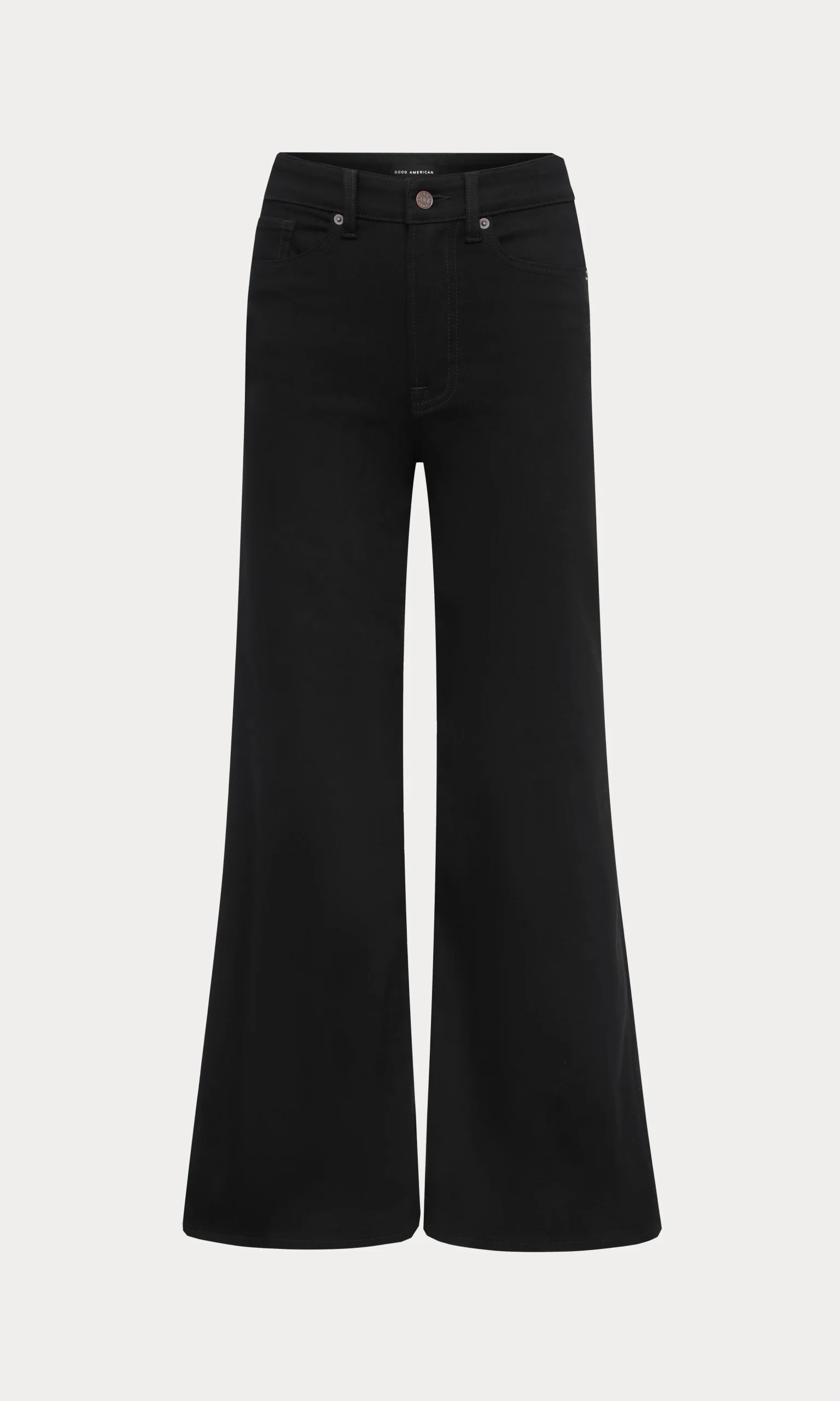 NEVER FADE GOOD WAIST PALAZZO JEANS | BLACK - Image 7