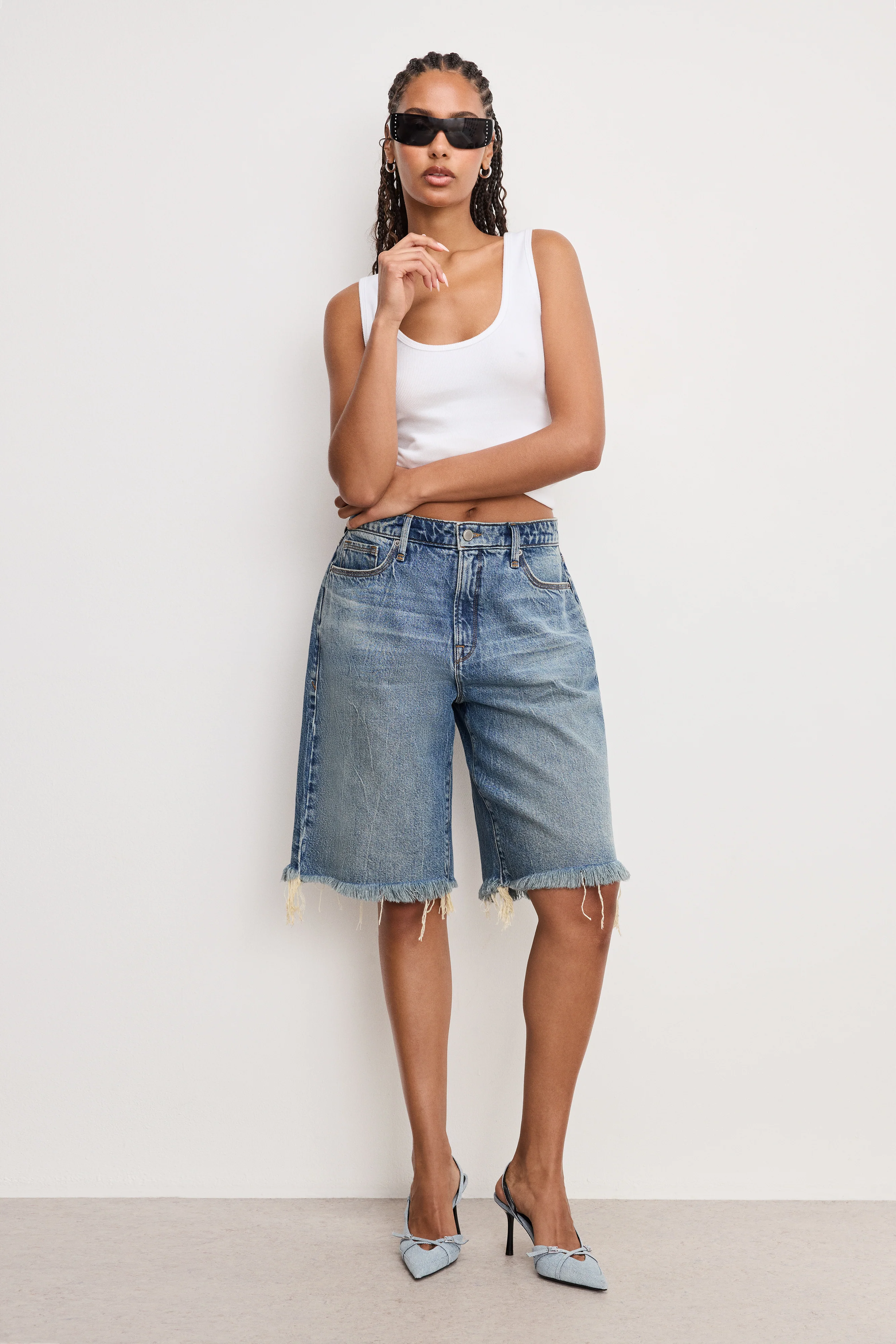 GOOD EASE BERMUDA SHORTS | INDIGO808
