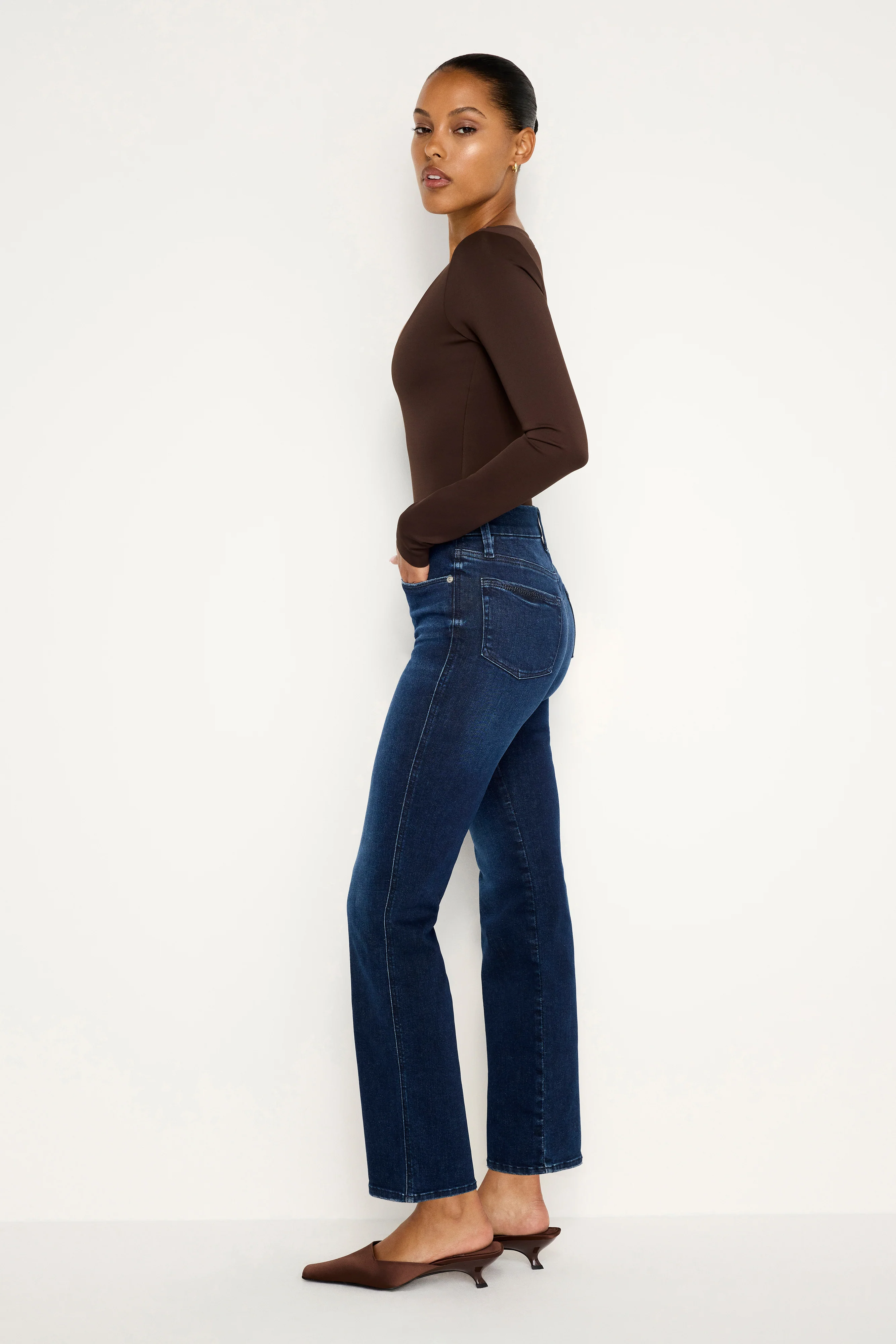 ALWAYS FITS GOOD CURVE STRAIGHT JEANS | INDIGO707
