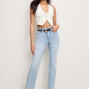 GOOD CURVE STRAIGHT COMPRESSION JEANS | INDIGO949